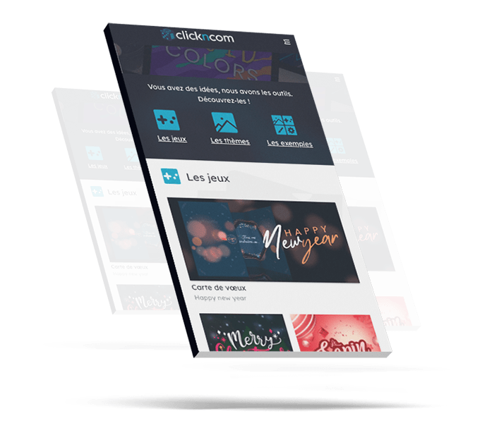 Choix du jeu sur téléphone